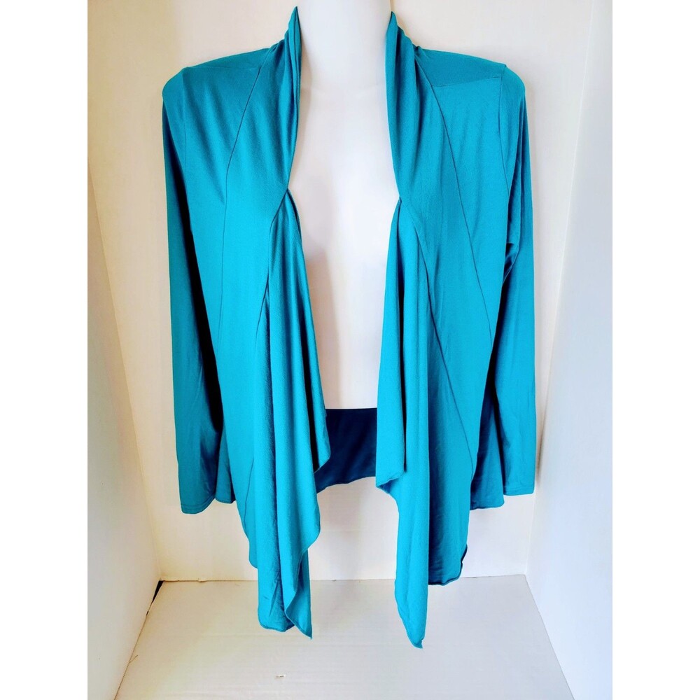 Urban Coco Women's Cardigan Teal Size Small